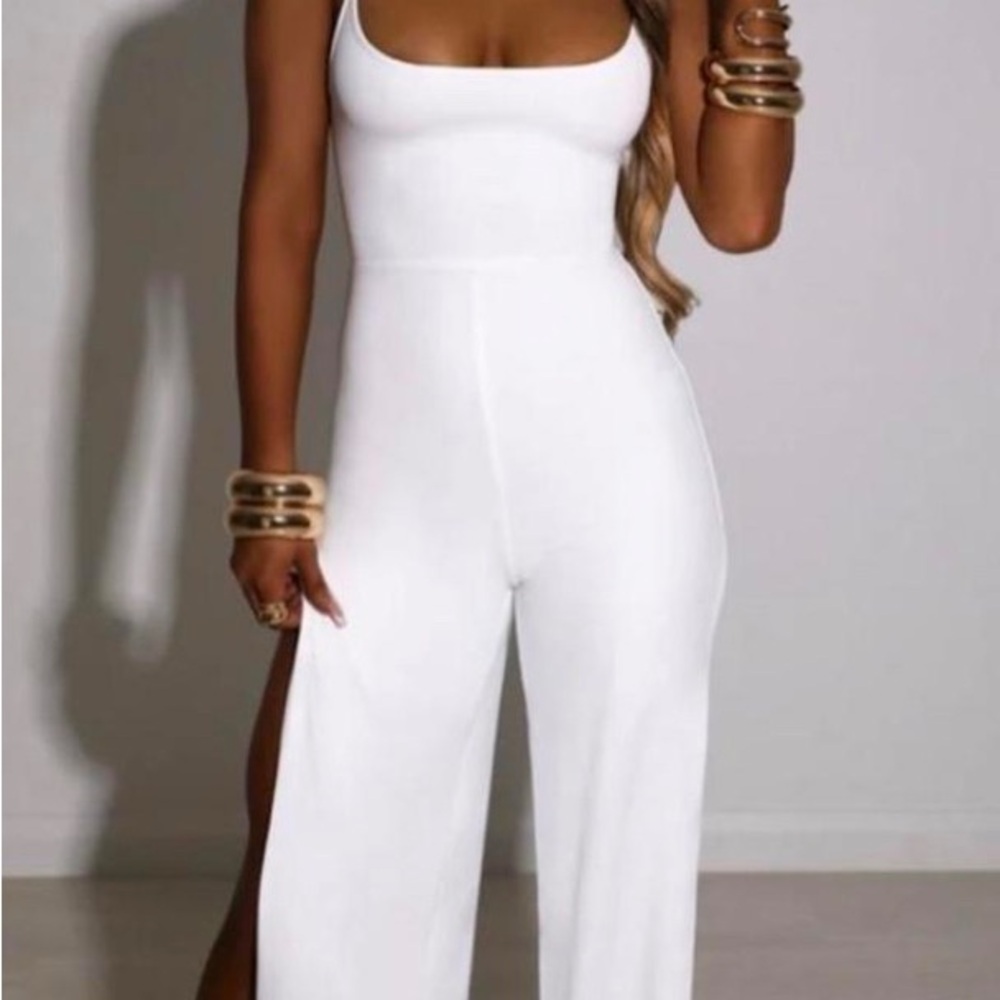 Babyboo Khloe Jumpsuit in White